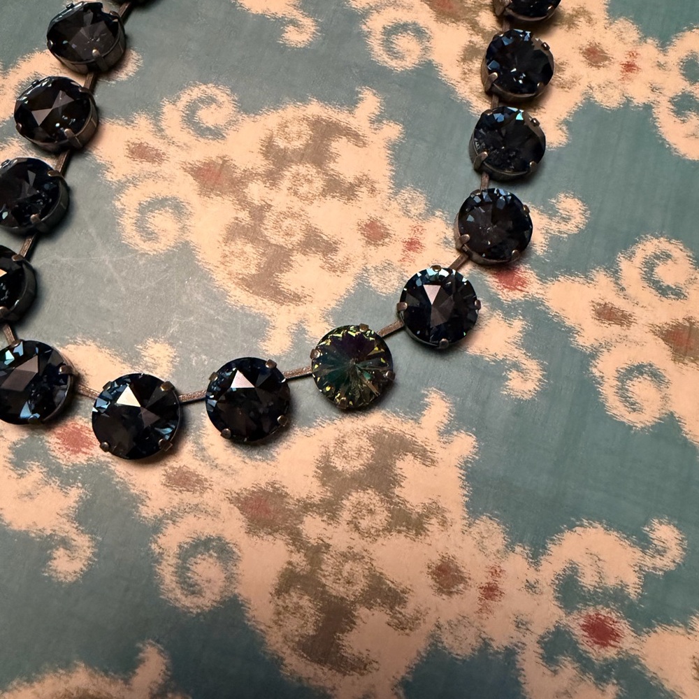 Blue Crystal Choker - Women Jewelry
2015 Denim Blue Swarovski Crystal - Picture 3 of 5